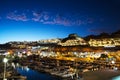 Puerto Rico Night view in the Canary Islands Royalty Free Stock Photo