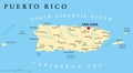 Puerto Rico Political Map