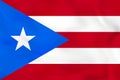 Puerto Rico waving flag. Puerto Rico national flag background texture Royalty Free Stock Photo