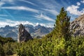 Puez Geisler reserve Dolomite alps Royalty Free Stock Photo