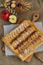 Puff apple pie