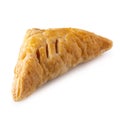 Puff pastry buns isolated over white background Royalty Free Stock Photo