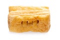 Puff pastry buns isolated over white background Royalty Free Stock Photo