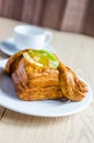 Puff pastry with fruits