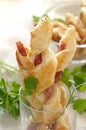 Puff pastry with ham