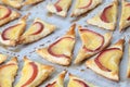 Puff pastry with nectarines