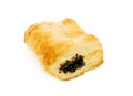 Puff pastry with poppy seeds Royalty Free Stock Photo