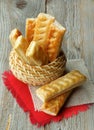 Puff Pastry Sticks Royalty Free Stock Photo