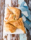 Puff pastry triangles