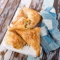 Puff pastry triangles