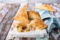 Puff pastry triangles