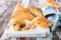 Puff pastry triangles