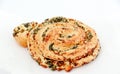 Puff pastry witn spices Royalty Free Stock Photo