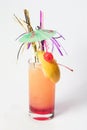 Puff pink cocktail Royalty Free Stock Photo
