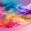 puff of smoke in neon tones, abstract art, colored steam background, smoke cloud swirl pattern, bright vivid colors