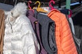 Winter Vests Jackets Royalty Free Stock Photo