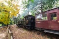 Puffing Billy steam train at Emerald Lake Royalty Free Stock Photo