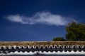 Puffs of clouds in the sky of Cordoba