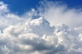 Puffy Clouds Royalty Free Stock Photo