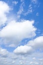 Puffy Clouds Royalty Free Stock Photo