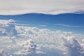 Puffy white cloud sky Royalty Free Stock Photo