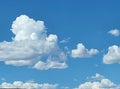 Puffy White Clouds Floating Across a Sky of Blue! Cloudscapes!