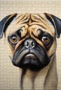 Pug Face Jigsaw Puzzle