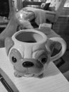Pug Mug Coffee Royalty Free Stock Photo