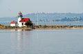 Puget Sound lighthouse Royalty Free Stock Photo