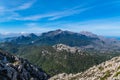 Puig de Massanella and Major in Tramuntana mountains, Mallorca, Spain Royalty Free Stock Photo