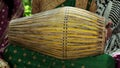 Puja. Women's hands play tam-tam. Indian Drum