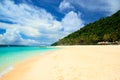 Puka Beach of Boracay Island, Philippines Royalty Free Stock Photo