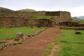 Puka Pukara or Red Fortress, the Remains of Military Architecture of the Inca Empire in Cusco Region, Peru