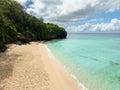 Puka Shell Beach. Boracay, Philippines. Royalty Free Stock Photo