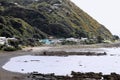 Pukerua Bay, Kapiti, New Zealand. Royalty Free Stock Photo