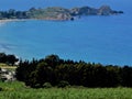 Puketeraki Lookout of Karitane Beach Royalty Free Stock Photo