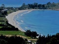 Puketeraki Lookout of Karitane Beach Royalty Free Stock Photo