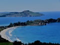 Puketeraki Lookout of Karitane Beach Royalty Free Stock Photo