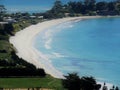 Puketeraki Lookout of Karitane Beach Royalty Free Stock Photo