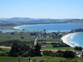 Puketeraki Lookout of Karitane Beach Royalty Free Stock Photo