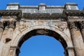 Pula, Istria, Croatia, ancient Sergi arc