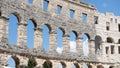 The splendid Arena of Pula, Croatia Royalty Free Stock Photo