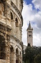 Pula Arena - Roman amphitheatre and Church of St. Antun. Croatia