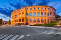 Pula, Croatia. Ancient amphiteatre of roman Pola