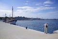 Harbour of Pula at the Adriatic Sea, Croatia