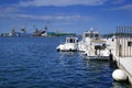 PULA, CROATIA - SEPTEMBER 18, 2020: Adriatic Sea harbour of Pula, Croatia