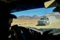 Pulacayo town, South of Bolivia, 20 December 2019, Old Van Pickup 4x4.