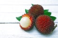 Pulasan fruit (Nephelium mutabile Blume)