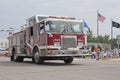 Pulaski Engine 1112 Firetruck Close up Royalty Free Stock Photo