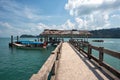 Jetty at Pulau Beras Basah, Langkawi, Malaysia.